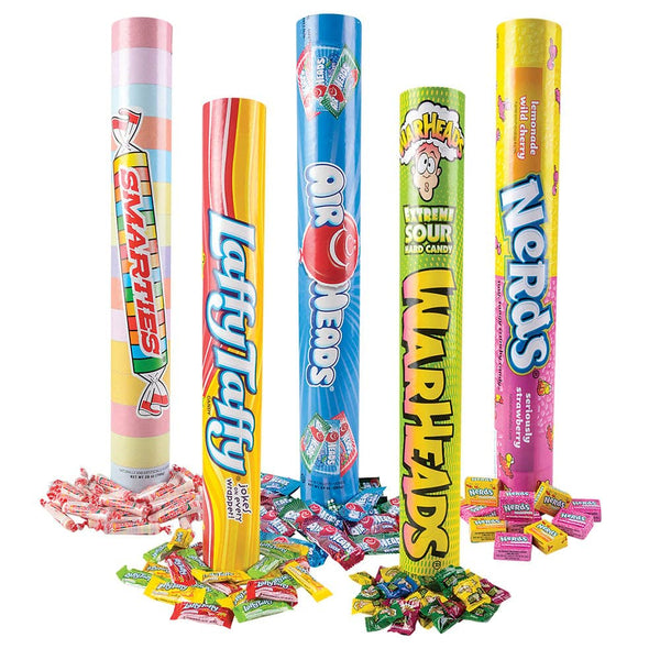 SUPER BANK TUBE CANDY ASSORTMENT 6PCS LLB kids toys