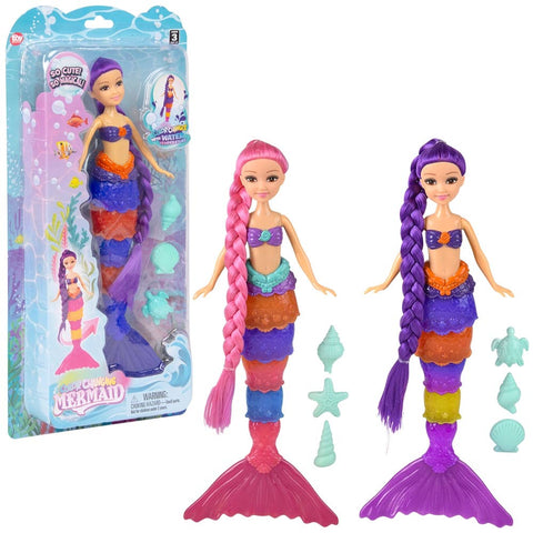 13.25" Color Changing Mermaid - LLB Toys
