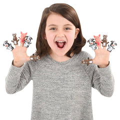 FARM ANIMAL FINGER PUPPETS LLB Kids Toys