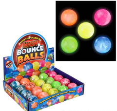 1.75" LIGHT-UP MARBLE HI BOUNCE BALL 20PCS LLB Light-up Toys