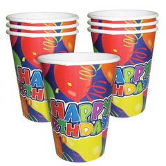 HAPPY BIRTHDAY CUPS 3.5" 9 OZ LLB kids toys