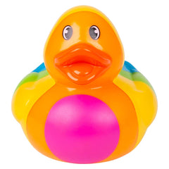 Big Rainbow Rubber Duckies 6" - LLB Toys