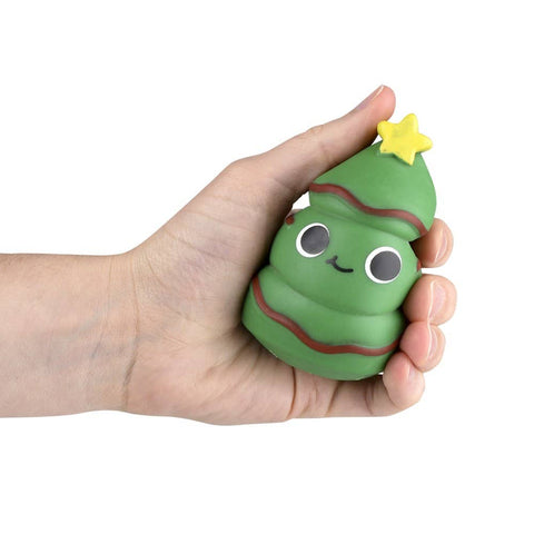 3.5" Christmas Squish Stretch 12ct 12/ LLB Squishy Toys