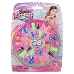 Fashion Adhesive Nail Set 36ct - LLB Toys