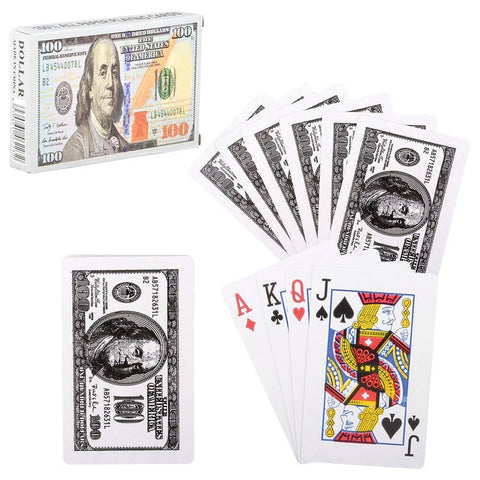 $100 BILL PLAYING CARDS LLB Playing Cards