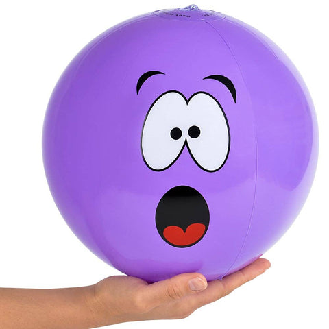 16" FUNNY FACE BALL INFLATE LLB Inflatable Toy