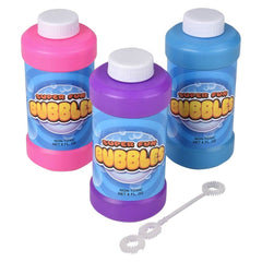 Bubble Bottle 8oz Novelty Toy 12ct - LLB Toys