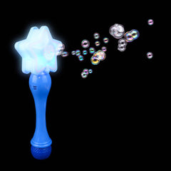 14.5" Light-Up Neon Star Bubble Wand - LLB Toys