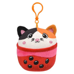 4" Bubble Tea Animal Backpack Clip - LLB Toys