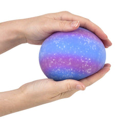 4" SQUISH AND STRETCH GALAXY GUMMI BALL LLB Squishy Toys