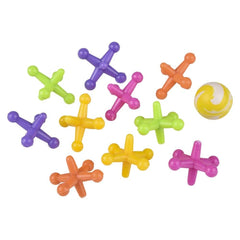 LARGE NEON JACKS SET 1.50" 12/13 LLB kids toys