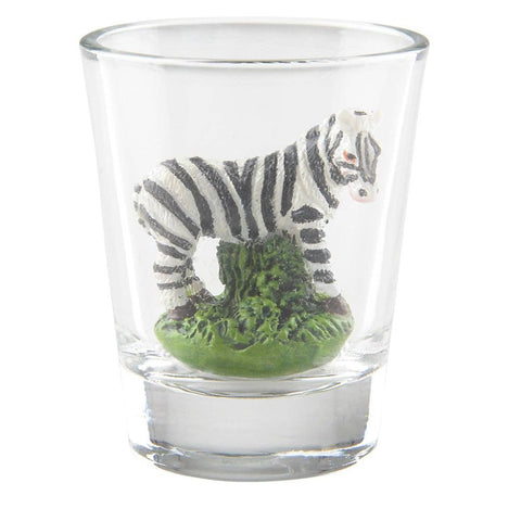 ZEBRA DECORATIVE SHOT GLASS LLB kids toys