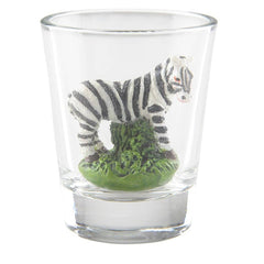 ZEBRA DECORATIVE SHOT GLASS LLB kids toys