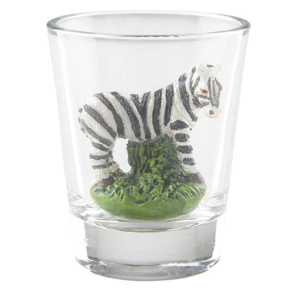 ZEBRA DECORATIVE SHOT GLASS LLB kids toys