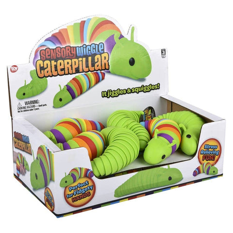 7.5" WIGGLE SENSORY CATERPILLAR LLB kids toys