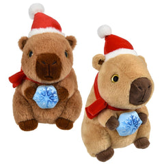 8" Belly Buddy Christmas Capybara - LLB Toys