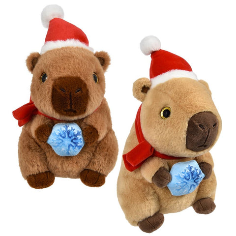 8" Belly Buddy Christmas Capybara - LLB Toys