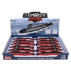 8.5" Diecast  Submarine With Light And Sound - LLB Toys