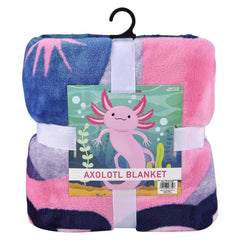 50 X 60" Axolotl Blanket - LLB Toys