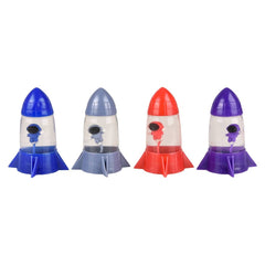 4" Squeeze Rocket With Astronaut 12ct - LLB Toys