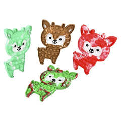 REINDEER JUMBO BUBBLE POPPER 9" LLB kids toys Christmas