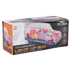 6.5" LIGHT-UP TRANSPARENT SUV LLB Light-up Toys