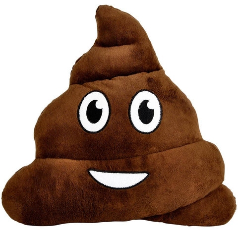 12" POOP EMOTICON PILLOW LLB Kids Toys
