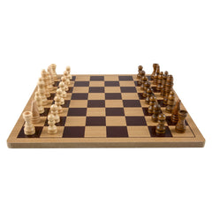 10" WOODEN CHESS SET