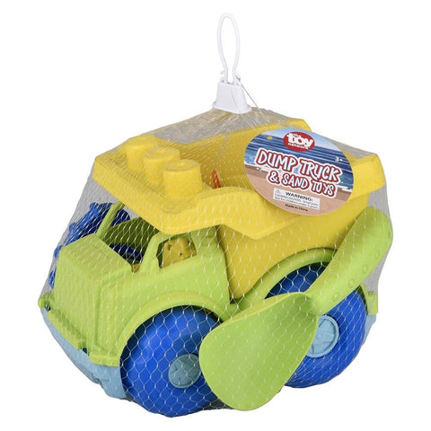 Dump Truck And 5pc Sand Toys - LLB Toys