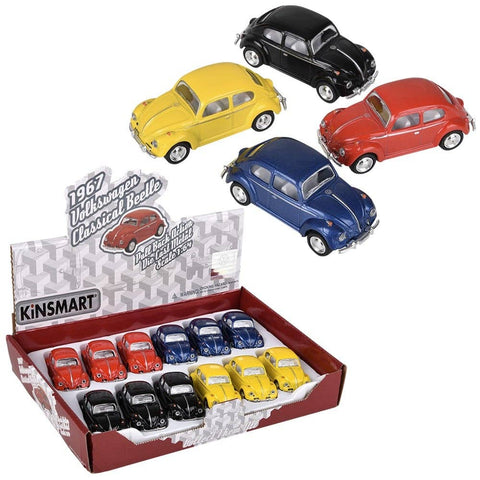 2.5" Diecast Pull Back 1967 VW Classic Beetle