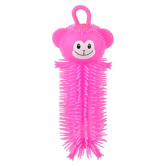 8" Monkey Puffer Light-Up Wiggler 12ct- LLB Toys