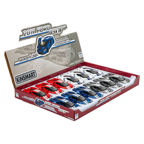 5" DIE-CAST 2017 FORD GT WITH PRINTING LLB Car Toys