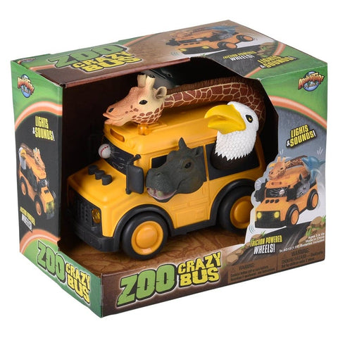 Animal School Bus With Lights And Sound - LLB Toys