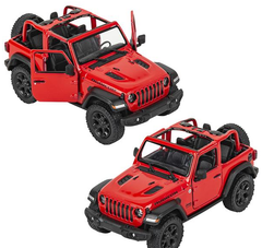 5" DIE-CAST 2018 JEEP WRANGLER OPEN TOP LLB Car Toys