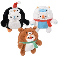 6" Squishy-Ishies Dressed Christmas Animals - LLB Toys