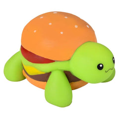 4" Squish And Stretch Turtle Burger 12ct- LLB Toys