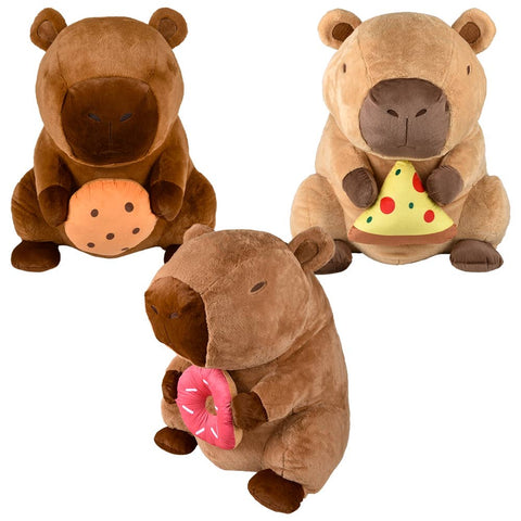 33" Capybara Holding Food  - LLB Toys