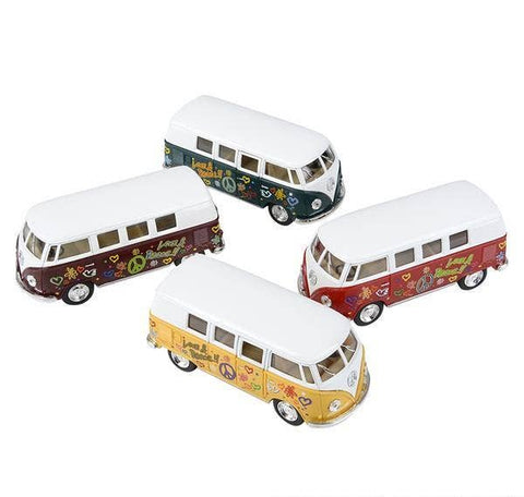 VW Flower Power Bus 1:32 Scale  - LLB Toys