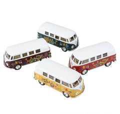 VW Flower Power Bus 1:32 Scale Car Toys