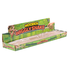 20" WOODEN WIGGLY SNAKE LLB kids toys