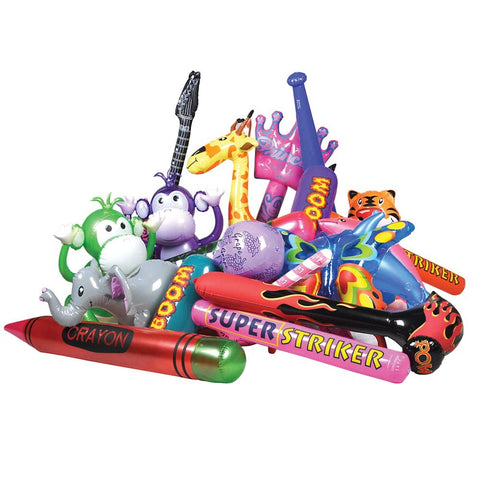 INFLATE ASSORTMENT 24-40" 48PCS/UNIT - LLB Toys