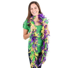 6' 60g MARDI GRAS BOA WITH GOLD TINSEL LLB kids toys