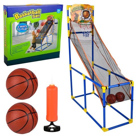 Arcade Basketball Hoop Game W/ Ball Pump 47"  -  LLB Toys