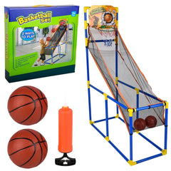 Arcade Basketball Hoop Game W/ Ball Pump 47"  -  LLB Toys