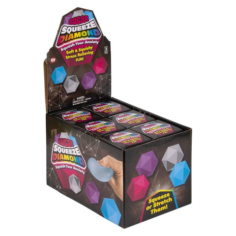 2.33" Squeezy Sugar Diamond 12ct - LLB Toys