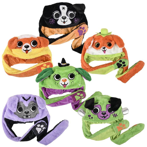 Halloween Dog Popping Ear Light-Up Hat 6ct - LLB Toys