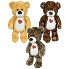 23.5" Cotton Candy Natural Heart Bears Plush - LLB Toys
