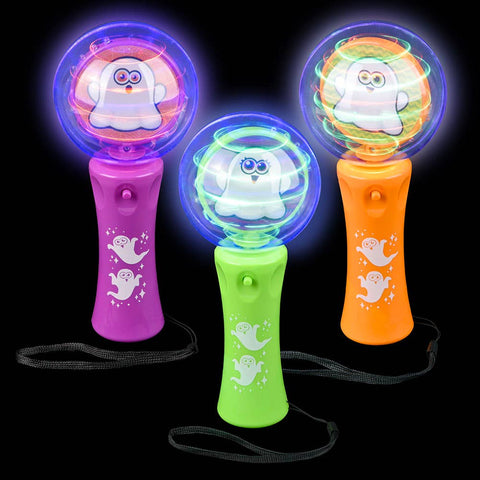 7.25" Light-Up Ghost Magic Ball Wand - LLB Toys