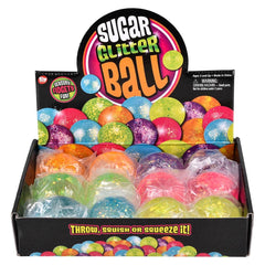 2.4" Squeezy Glitter Sugar Ball - LLB Toys