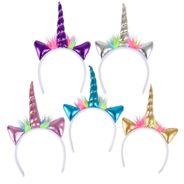 METALLIC UNICORN HEADBAND LLB Plush Toys